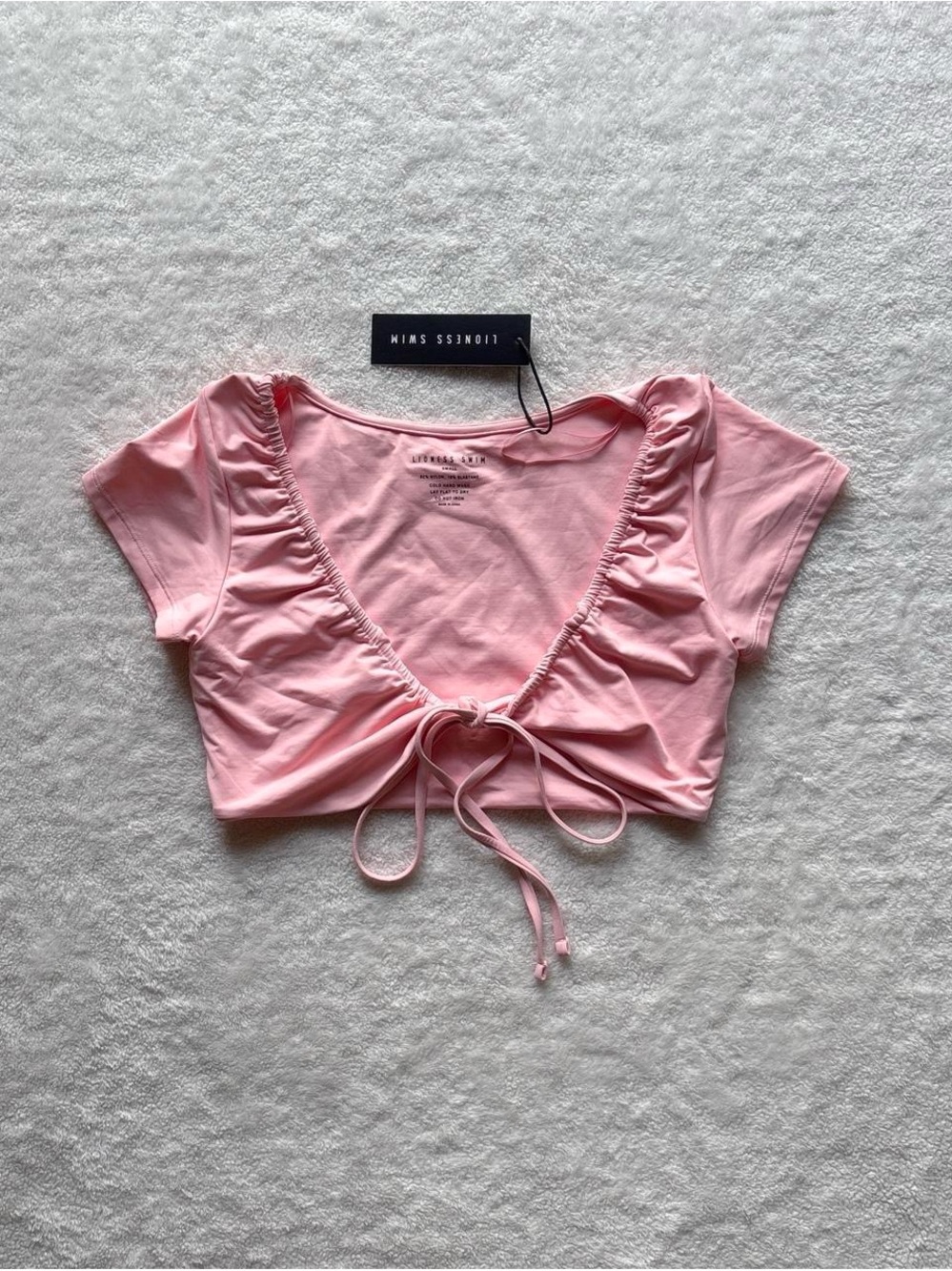 Lioness Pink Tie-Front Coverup